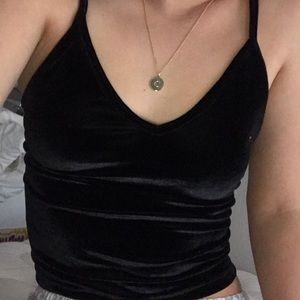 Brandy Melville velvet tank